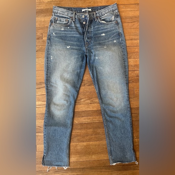 GRLFRND Denim distressed ankle cut jeans - Picture 3 of 10
